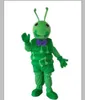 Halloween Green Note Worm Mascot kostymer tecknad karaktär vuxna kvinnor män klär karneval unisex vuxna