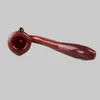 Ny design Sherlock Glass Hand Pipe Red Color Snake Form mycket snygg och smakfull ZZ