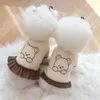 Dog Apparel Cute Dogs Clothes Embroidery Bear T-Shirt Couples Outfit For Small Puppy Kitten Clothing Chihuahua Bichon Pet Costumes