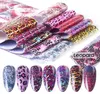 10pcspack Leopard Foil Nails Women Sexy Animal Sticker Set DIY Holographic Adhesive Paper Nail Slider Manicure Polish Wraps CH1913983001