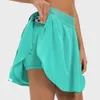 Lu Lu Lemons Skirt Yoga Outfits for Women Sport Ran Ran