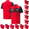 2022-2024 Formule 1 T-shirt de l'équipe rouge F1 Racing hommes T-shirt Fans décontracté marque polos été voiture Jersey chemises personnalisées