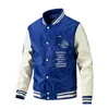 Giacche da uomo Cappotto da baseball ricamato con lettera da uomo Casual Bomber slim fit Giacca a vento Moda Hip Hop College Wear Abbigliamento streetwear