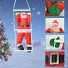 Other Event Party Supplies Klettern Strickleiter Weihnachtsmann Weihnachten Anhänger hängende Puppe Baumschmuck Outdoor Home Decor 230404