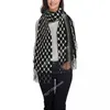 Sjaals Custom Fashion Palestijnse Hatta Kufiya Folk Kwastje Sjaal Vrouwen Winter Warme Sjaals Wraps Lady Palestina Keffiyeh