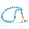 Strand 33-Beads Tasbih Prayer Rosary Beads Bracciale Moda gioielli islamici Favore di partito