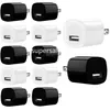 5V 1A US AC Home Travel Wall Ładowarka Adapter do iPhone'a Samsung HTC Xiaomi telefon Android White Black Wysoka jakość S1