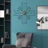 Relógios de parede Minimalista Metal Iron silencioso relógio moderno design decoração casa decoração adolescente decoração decoração wallwall