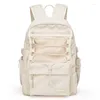 Torby szkolne o dużej pojemności Oxford Backpack Lekki prosta torba podróżna plecak Student chłopcy dziewczęta zamek błyskawiczny