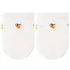 Chaussettes courtes en coton pour femmes, avant-pied, couleur unie, soins des pieds, semelles intérieures invisibles demi-paume