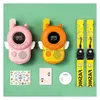 Toy Walkie Talkies Mini style mignon enfant talkie-walkie portable radio bidirectionnelle 3 km ensemble pour enfants jouet livraison directe jouets cadeaux électronique Dhy3M