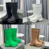 2023 Crocboots Designer Men Women Rain Boots knee high snow black White Brown lock Winter Fashion High Heels Waterproof Thigh-High Booties