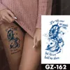 5 PC Temporary Tattoos Juice Ink Tattoos Body Art Lasting Waterproof Temporary Tattoo Sticker Rose Flower Pearl Tatoo Arm Fake Butterfly Peony Tatto Z0403