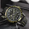 Heren heren luxe horlogehorloges quartz uurwerk montre de luxe polshorloges horloge