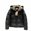 2024 Women's Down Jacket Designer Parka Fashion Winter Men's Women's Jacket Luxury Alphabet Bubu Plaid Classic Thermal Top Two Colors