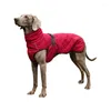 Vêtements de chien Veste de vêtements en gros pour vêtements d'hiver épais rouge animal de compagnie Golden Retriever grand manteau noir