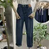 Женские джинсы Женские эластичные эластичные высокие талию классические винтажные джинсы женская вышивка для женской одежды.