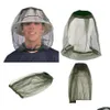 Party Hats Antimosquito Cap Travel Cam Hedging Lightweight Midge Mosquito Insect Hat Bug Mesh Head Net Face Protector DH08 DHDXC