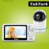 베이비 모니터 4.3 인치 비디오 베이비 모니터 디지털 줌 감시 카메라 자동 야간 비전 두 웨이 인터콤 베이비 시터 보안 보안 Q231104