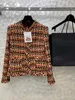女性用ジャケットデザイナー23秋の新しいナンヤウスモールフレグランスファッション多目的なカラフルな丸い首織りツイードショートコートS4DO