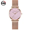 Dameshorloges Sahara Desert Dial Design Topmerk Luxe Japan Quartz Horloge Roestvrij Staal Rose Goud Waterdicht Horloge voor Dames 230403