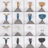 Hooks Rails 1 hook animal head decorative hook deer hook elephant unicorn rhinoceros hanger hook key clothing cap wall decoration rack 230404