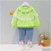 Kledingsets Meisjeskleding Babi Herfst Lente Mode Stijl Katoen Materiaal Babykleding 3 jaar oud 2 kinderen Pak 211104 Drop Del Dhrpk