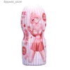 Other Massage Items Toys for Adult Male Anime Hatsune Manual Airplane Cup Inverted Model Vagina Pocket Male Masturbator Adult Sex Products 18 Real Q231104