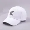 Ball Caps 2023 Cartoon K Letter K Casquette Baseball Cap Regulowane czapki na zewnątrz dla mężczyzn i kobiet 222