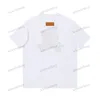 xinxinbuy Men designer Tee t shirt 23ss Paris Back letter printing Milan short sleeve cotton women Black White blue gray XS-2XL