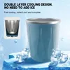 Coffee Pots Stainless Steel Silicone Freezing Cooler Cup Multi-Purpose Beer Tea Mugs For Outdoor Holiday Picnic