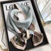 Sarongs Real Silk Scarf Women Print Silk Satin Shawl Wraps Long Pure Silk Ribbon Decoration Hijabs Double-sided Neckerchief Foulard P230403