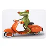 Carpets Motorcycle Frog Motor Vehicle Orange Entrance Doormat Kitchen Mat Carpet Living Room Home Hallway Rugs Bathroom Door Mats