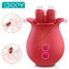 Adult products g Spot Rose Toy Vibrator for Woman Clitoral Tongue Licking Stimulator 10 Swing Modes Clit Nipple Licker for Women Adult Couples 230316