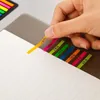 Color Rainbow Index Pad Pad Wysłany Notatnik Notatnik Naklejka papierowa Uwagi IT Dodawki do zakładek Szkoły