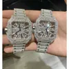 5ZZE Polshorloge D31 Luxe herenhorloge 4130 uurwerk horloge voor mannen 3255 montre de luxe Mosang steen ijs VVS1 GIA horloge Diamond horloges polshorlogeVF9S