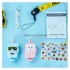 Speelgoedwalkietalkies Interphone Speelgoed Walkietalkie voor kinderen Microfoon Draadloze antenne met zaklamp Set van 2 voor cadeau Drop Delivery Speelgoed Dhquq