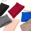 Scarves Knitted Fake Collar Detachable Scarf Warm Plush Knitted Collar Scarf for Women Turtleneck Neck Cover Winter Windproof Wrap ScarfL231104