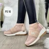 Dress Sports 2023 Autumn Large New Wedge Heel Casual Fashion Women's Shoes Women Sneakers Zapatos De Mujer T231104