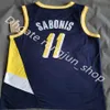 Custom 2023 인쇄 농구 00 베네딕트 매체 린 33 Myles Turner 24 버디 힐드 27 Daniel Theis 9 TJ McConnell 00 Mathurin 7 George Chris Hill Duarte Jerseys