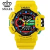 SMAEL Männer Sport Uhr Militär Uhren LED Quarz Dual Display Wasserdichte Outdoor Sport männer Armbanduhren Relogio Masculino212x