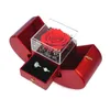 Party Favor Eternal Flower Apple Jewel Box Prezent Świąteczny Róża urodziny Walentynki 230404