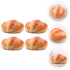 Party Decoration 4pcs Artificial Bread Simulation Sesame Livselike Dessert Model for Kitchen Toys Dispicals Props