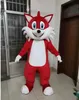 Halloween raposa vermelha mascote traje terno vestido de festa natal carnaval festa fantasia trajes adulto outfit