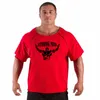 Męskie koszulki marka mody bawełniana T-koszule Tops Men Gyms Fitness koszulka S Cebel Trisbuilding trening siłownia kamizelka fitness TEE 230404