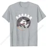Erkek tişörtleri aaaaaa çığlık atan opossum stresli possum komik nemli meme tişört klasik üst tişörtler pamuk üstleri tees parti 230404
