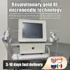 Multifunctionele schoonheidsapparatuur RF Microneedling Machine 2023 Portable fractionele micronedle machine rimpel verwijdering huid strak 2in1 gouden radiofrequentie