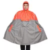 Raincoats Qian Portable Raincoat Men's and Women's Outdoor Raincoat ryggsäck återspeglar utformningen av cykelklättring Travel Raincoat 230404