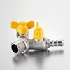 Kitchen Faucets Manufacturer Double Connection Single Nozzle External Wire Gas Valve Brass Claw Manufacturers