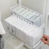 Förvaringslådor BINS 11 RUTS HUS LAGRINGSBOX NYLON MESH Baby Hive Drawers Organizer For Room Underwear Bra Socks Clothes Garderober Bedroom Cabinet P230324